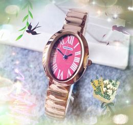 Iced Out Hip Hop Smiple Small Watch VK Quartz movement Waterproof Clock Roman Tank Seires classic elegant designer gold silver Colour cute all the crime watch gifts