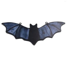 Christmas Decorations Hanging Bat Pendant Halloween Decor 2 Pcs 20x8.5cm 65 Grammes Acrylic Black Green Yellow Hangers Creepy