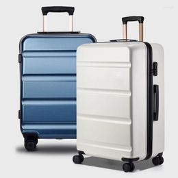 Suitcases Cabin Suitcase 20 Inches Trolley Luggage Lightweight Female Bag Large Capacity Universal Wheel Male Business Password