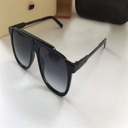 Square Attitude Evidence Mascot Sunglasses for Men Black Grey Gradient Lenses protection Drive sunglasses sunglasses new with box265o