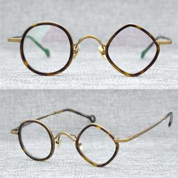Vintage Square Round Glasses Frame Men Women Retro Designer Clear Eye Glasses Optical Prescription Eyeglasses Frames Eyewear Man203s