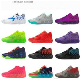 2023MB.01Running Shoes Sport Shoe Grade School Mb01 Rick Morty Kids Lamelo Ball Queen City Red For Sale CQQR