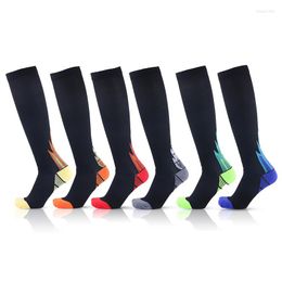 Men's Socks Fancyteck 1 Pair High Quality Unisex Copper Compression Anti Fatigue Pain Relief Knee Stockings For Women Men