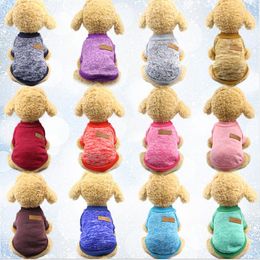 Dog Apparel Clothes For Small Jersey Cat Sweater Clothing Pet Cats Chihuahua Poodle Warm Dogs Autumn Winter