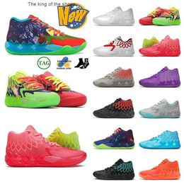 2023MB.01Hotting Selling LaMelo Ball MB01 Basketball Shoes Buzz City Black Blast White Red Rick and Morty Purple Cat Galaxy Womens Mens Sneakers