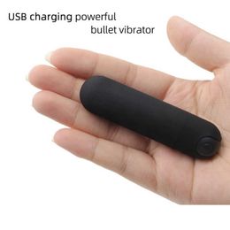 Beauty Items Bullet Mini Dildo USB Rechargeable Mute Power Vibrator Female G-Spot Masturbator Clitoral Stimulation Adult sexy Toys For Lesbian