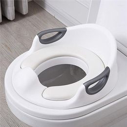 Bath Accessory Set Multifunctiona Baby Potty Training Seat Portable Toddlers Kids Potties Trainer Seats With Soft Cushion Anti-Slip Ring