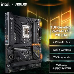 ASUS NEW TUF GAMING Z690-PLUS WIFI D4 Computer Motherboard Support DDR4 CPU 12700/12700KFIntel Z690/LGA 1700