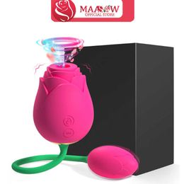 Beauty Items Powerful Rose Sucking Vibrator Female Clitoris Clit Sucker Vacuum Nipple Stimulator Love Egg sexyy Toys Goods for Women Adults 18