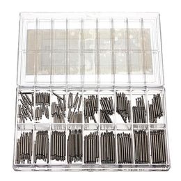 360 Pcs Stainless Steel Watch Spring Bars Strap Link Pins 8-25mm Watchmaker272S