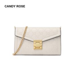 Candy Rose2021 envelope shoulder bag embossed chain classic Dionysian light luxury niche171p