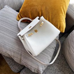 Bag for Women Soft Top Layer Cowhide All-Match White Fairy Tide317G