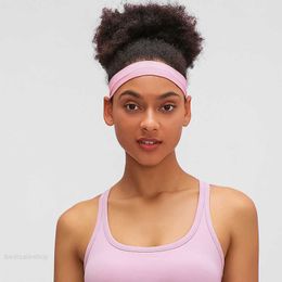 L-AS01 Sweat-Wicking Headbands for Yoga Training Fitness Seamless High Elastic Headband No Trace Absorbent Hair Bands Accessories for Women top