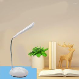 Table Lamps EW Bedroom Bedside Mini Lamp Desktop Work Study Night Light Simple Creative Folding Student Eye Protection