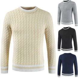 Men's Sweaters 2023 Men's Knitted Sweater Retro Korean Street Fashion Designer Top Christmas Gift Menswear