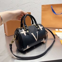 Luis Viton Handbag Lvse LouiseViution Bags LouisVuiotton Women 20cm Evening Nanospeedy Cosmetic Bags Leather Designer Messenger Bags Luxury Crossbody Shoulder B