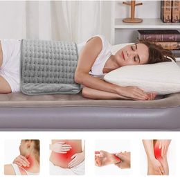 Blankets Electric Blanket Heating Pad Microplush Adjustable Temperature Physiotherapy Wool Office Household Shoulder Neck Knee Therapy