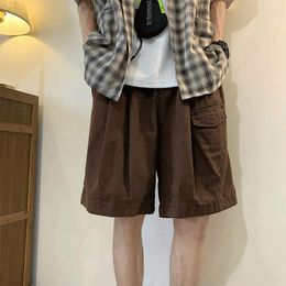 Men's Shorts High Quality Workwear Street Men American Summer Loose Pants Fashion Brand Hip Hop Sports Leisure Big