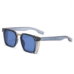 Sunglasses ZFYCOL Vintage Steampunk For Men Gothic Dark Glasses Square Designer Sun Women Male UV400 Zonnebril Dames