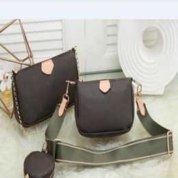 3 Piece Set Designers Bags Women Crossbody Bag Multi Pochette Accessories Luxury Handbags Purses Lady Tote Coin Purse Three i294k