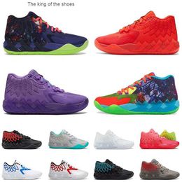 2023MB.01Top Qaulity LaMelos Ball MB01 Mens Basketball Shoes Big Size 12 Not From Here Red Blast Be You Buzz City White Silver Off Galaxy UFO Luxury