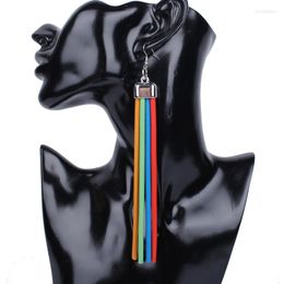 Dangle Earrings YD&YDBZ Multicolor Rubber Long Tassel For Ladies Vintage Statement Earring Bohemia Wedding Accessories Jewellery Gift