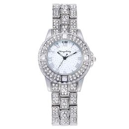 Men and women watches quartz movement iced out casual dress clock all diamond watch battery Analogue wristwatch splash waterproof sh269c