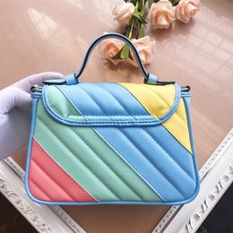 Borse da donna di design di lusso Borse Borse da donna in vera pelle di alta qualità Macaron Moda da donna a tracolla Borsa a tracolla Messenger Sh191K