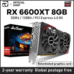 Refurbished AMD Radeon RX6600XT 8GB Video card RX 6600 XT 8GB GPU GDDR6 128Bit RX 6600XT 8GB Graphics Card with 8G/128bit