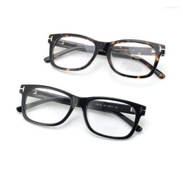 Sunglasses Frames Classic Acetate Reading Optics Men Women Eyeglasses Frame Fashion Brand Designer TF5716 Prescription Myopia Eyewear