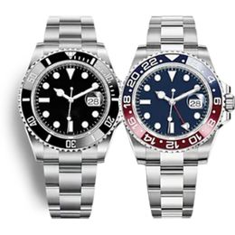 Mens Watch Automatic Mechanical Watches 40mm Luminous Wristwatch Perfect Quality Ceramic Case Folding Clasp Waterproof Design Busi261M