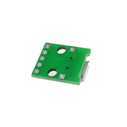Micro USB para sumergir DIP-5 5PIN 2.54 mm Adaptador Conector Módulo Panel de placa de alfiler femenino Tipo de PCB piezas