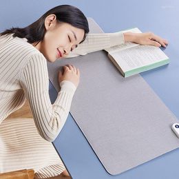 Carpets Smart Heated Electric Heating Pad Office Desktop Digital Display Pads Winter Warmtable Waterproof Mat Mouse 80x33cm