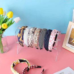 Jewellery Pouches R2LE Headband Holder Clear Organiser Acrylic Hair Hoop Display Stand Hairband Rack For Women And Girls