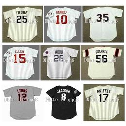 qqq8 Air01 Vintage Jersey KEN GRIFFEY JR. BO JACKSON PAUL KONERKO RICHIE ALLEN RON SANTO WILBUR WOOD FRANK THOMAS MARK BUEHRLE Jack McDowell Ron KITTLE