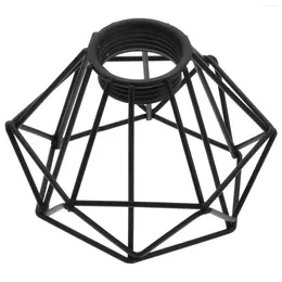 Pendant Lamps Lamp Shade Lampshade Metal Light Cage Chandelier Guard Cover Ceiling Lighting Wire Drum Fixture Wall Decorative Floor