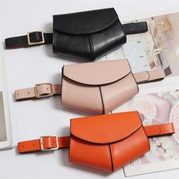 Women Serpentine Fanny Pack Ladies New Fashion Waist Belt Bag Mini Disco Waist bag Leather Small Shoulder Bags248v