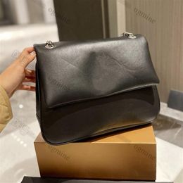 2022 Luxury Designer Bags Woman Leather Chain Crossbody Bag Womens Handbags Shoulder Messenger Uptown Female Za Clutch Metal lette223E