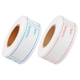 2 Rolls Labels Practical Adhesive Removable Jar Stickers Kitchen Freezer Containers