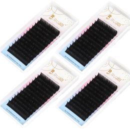 Makeup Tools RUJADE Faux Mink Individual Eyelashes Extension Reglular Classic Lashes Extension Russian Volume Lash 616mm Professional Makeup 221231