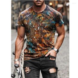 Men's T Shirts On Sale Men's Colour Print T-shirt Oversized Streetwear Hip-hop Sportswear Summer Short Sleeve Shirt