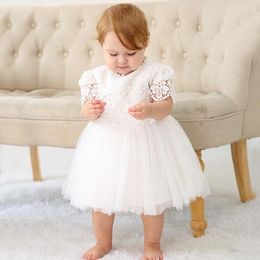 Girl Dresses 1 Year Old Birthday Baby Lace Cute Party Vestido Formal Toddler Girls Clothes For 6 12 24 Month RBF194002