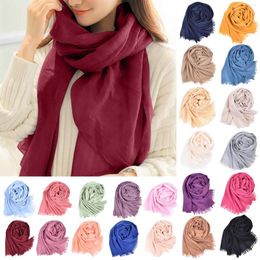 Scarves Women Girls Soft Tulle Tassel Scarf Shawls And Wraps For Formal Evening Party Dress Bride Bridesmaid Shawl Wedding Solid