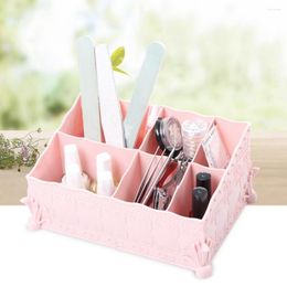 Storage Boxes Decorative Practical Multi-Grids Pencil Holder Cosmetic Basket For Home