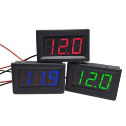 Small voltage Metre 12v multi Digital Voltmeter LED Display DC 4.5V-30V 0.36 in Motorcycle Volt Detector