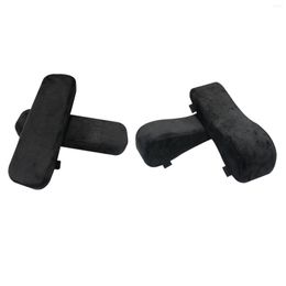 Pillow Set Of 2 Chair Armrest Pad Memory Foam Easy To Attach S Elbow Arm Rest Cover For Office Gaming