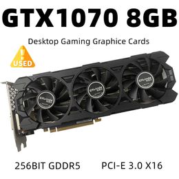 Used Envinda GTX 1070 8GB Gaming GPU Video Cards NVIDIA GeForce GTX1070 8GB Graphics Card Desktop PC Computer Game VGA