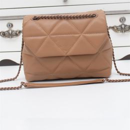 Le più nuove borse da donna vera pelle di agnello borsa a tracolla a catena borsa a tracolla da donna borsa a tracolla cross body borsa p lettera interna p302A