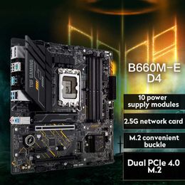 ASUS TUF GAMING B660M-E D4 Computer Motherboard Support CPU 12700/12400FIntel B660/LGA 1700