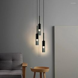 Pendant Lamps Nordic Modern Glass Chandelier Lighting For Living Room Bedroom Kitchen Fixture Hanging Lamp Restaurant Bar Decor Lights